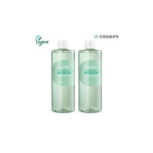 (1+1)(15+10%쿠폰+사은품) 김정문알로에 큐어 워터 젤리 토너 500ml