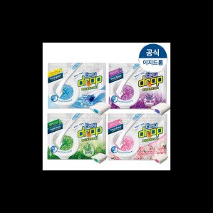 이지드롭 변기크리너 세트/물에녹는 일회용변기솔