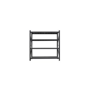 나이스선반 무광블랙 높이2000 2000X600 4단 단당하중250kg 철제선반 앵글 중량랙 경량랙 파레트랙 진열대