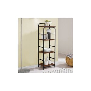 로쿠스 4단 수납선반 철제선반 다용도 거실선반