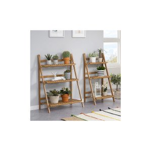 원목 화분 다용도 받침대 500 거실 베란다 진열대 선반 정리대 다이 거치대 다육이 화분대 3단 선반대